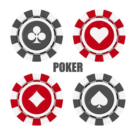 Fichas De Poker Ilustracao Do Vetor