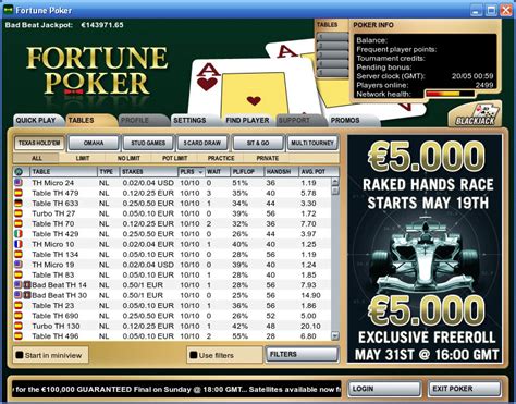 Fortune Poker Empregos