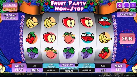 Fruit Party Non Stop Betfair