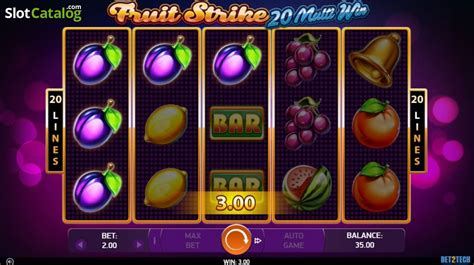 Fruit Strike 20 Multi Win Slot Gratis
