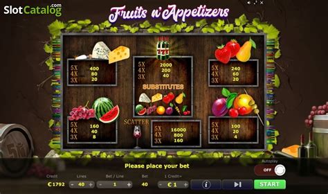 Fruits N Appetizers Bet365