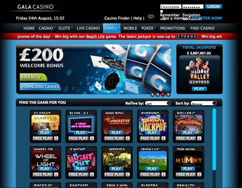 Gala Casino Movel De Download