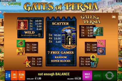 Gates Of Persia Slot Gratis