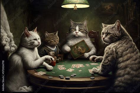 Gatos Jogando Poker