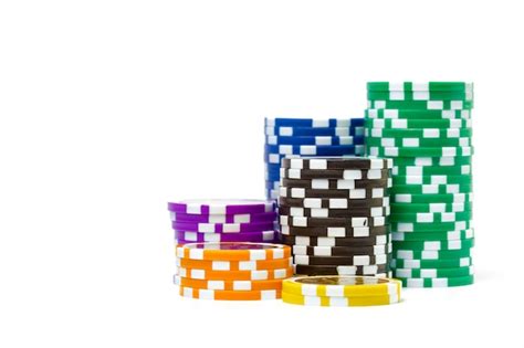 Grande Pilha De Fichas De Poker