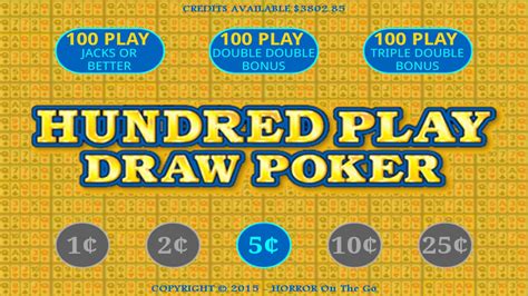 Gratis 100 Draw Poker