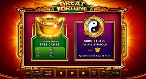 Great Fortune Slot - Play Online