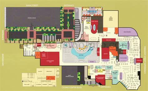 Harrahs Casino De Atlantic City Mapa Chao