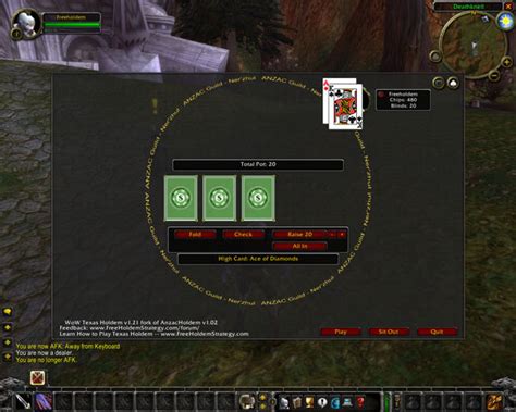 Holdem Wow Addon