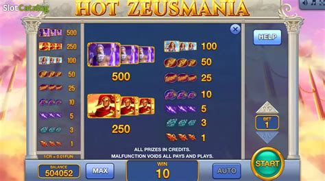 Hot Zeusmania Pull Tabs Betway