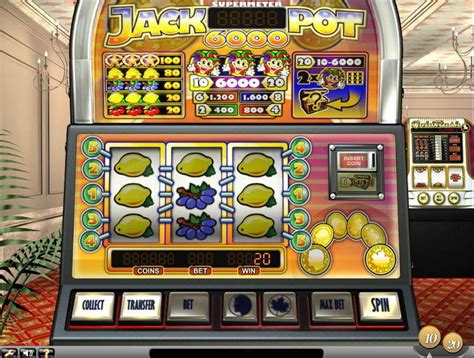 Jackpot 6000 Slot Machine Betsson