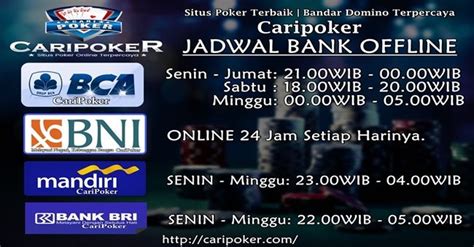 Jadwal Online Banco Bca Poker 88