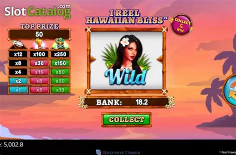 Jogar 1 Reel Hawaiian Bliss Com Dinheiro Real