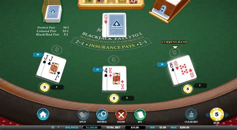 Jogar Perfect Pairs Blackjack Com Dinheiro Real