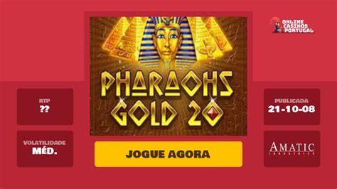 Jogar Pharaohs Gold 20 No Modo Demo