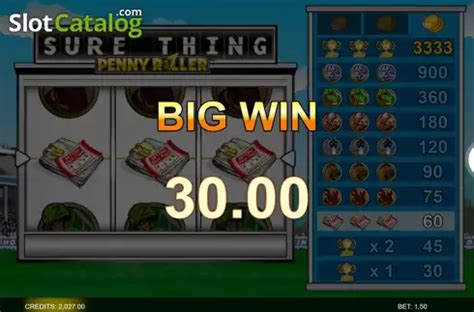 Jogar Sure Thing Penny Roller Com Dinheiro Real