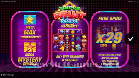 Jogar Triple Fruit Deluxe Megaways No Modo Demo