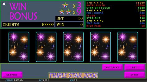 Jogar Triple Star 2000 No Modo Demo