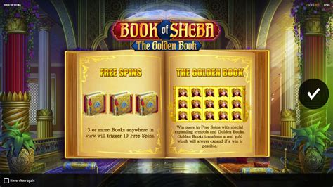 Jogue Book Of Sheba Online