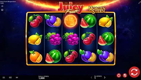 Jogue Juicy Fruits Morgenstern Online