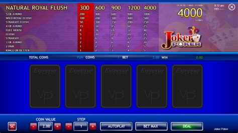 Joker Poker Espresso 888 Casino