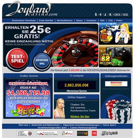 Joyland Casino 25 Bonus Euro Codigo