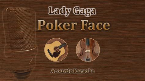 Karaoke Poker Face Acustico