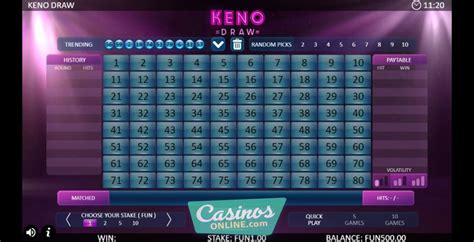 Keno Draw Bet365