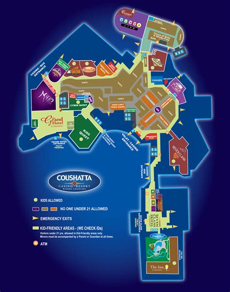 Lake Charles Casino Mapa