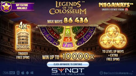 Legends Of The Colosseum Megaways 888 Casino