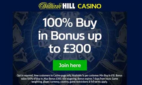 Livre Do Bonus Do Casino William Hill