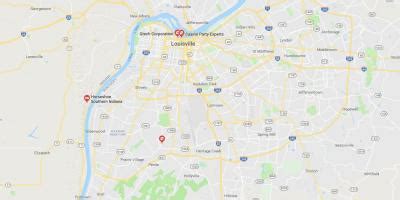 Louisville Casino Mapa