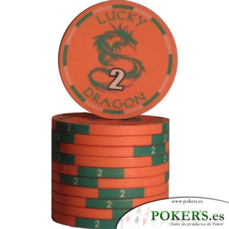 Lucky Dragon Ceramica Fichas De Poker
