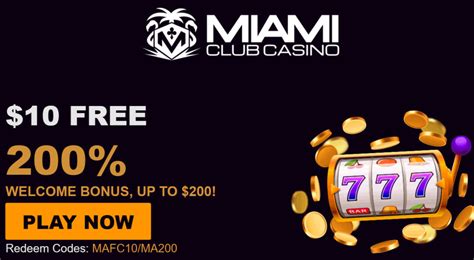 Miami Club Casino Codigo Promocional
