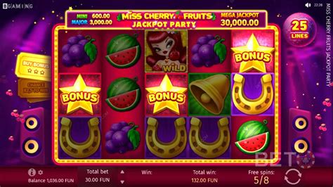 Miss Cherry Fruits Jackpot Party Review 2024