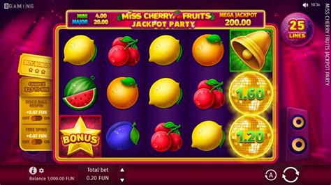 Miss Cherry Fruits Slot - Play Online