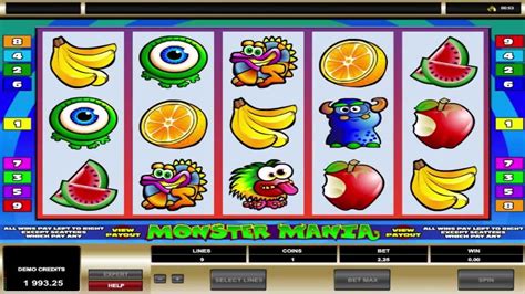 Monster Mania De Slots Livres