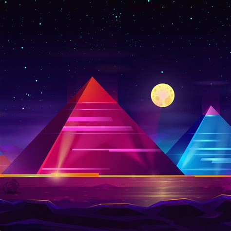 Neon Pyramid Parimatch