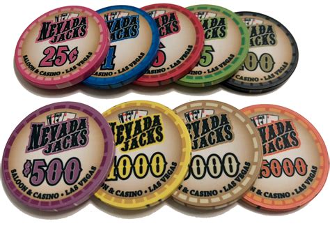 Nevada Jack Fichas De Poker 1000