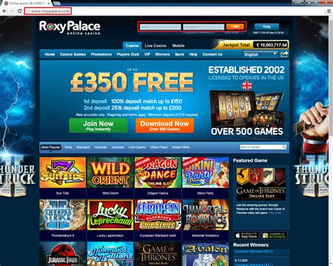 O Casino Roxy Palace Online