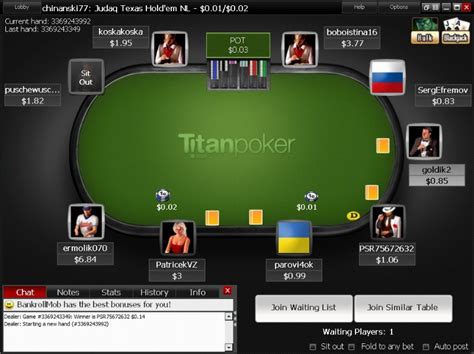 O Titan Poker Bonus De Recarga