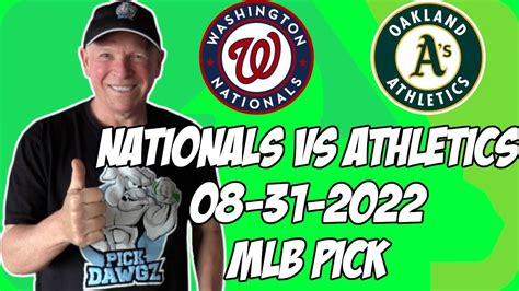 Oakland Athletics vs Washington Nationals pronostico MLB