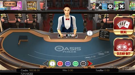 Oasis Poker 3d Dealer Slot - Play Online