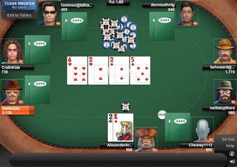 Online Texas Holdem Dinheiro