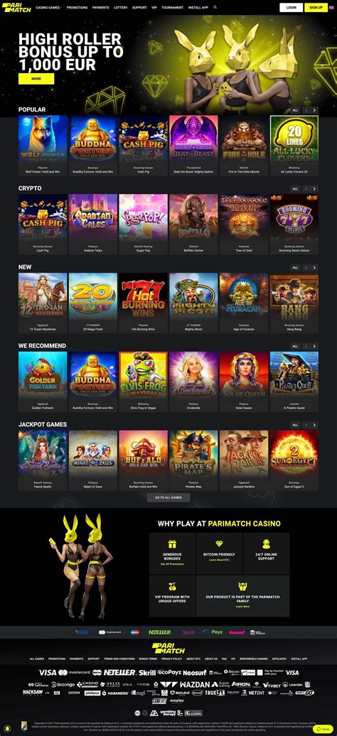 Parimatchwin Casino Download