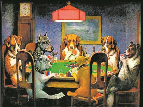 Perros Jugando Poker Historia