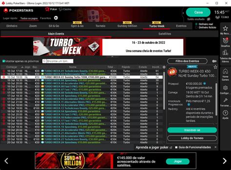 Pj Turbo Classificacao Pokerstars Passar