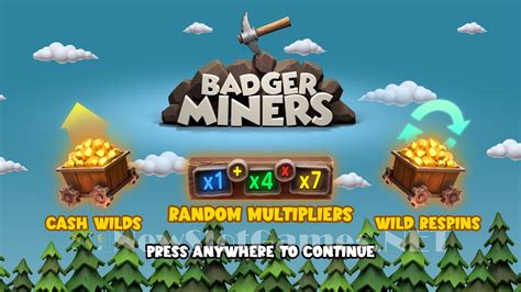 Play Badger Miners Slot