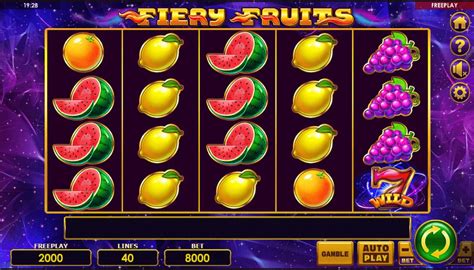 Play Fiery Fruits Slot