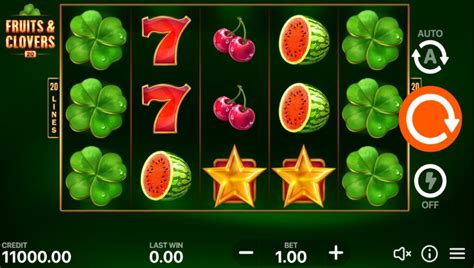 Play Fruits Clovers 20 Lines Slot